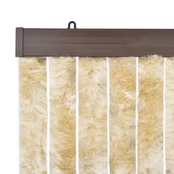 Insektsdraperi beige 56x185 cm chenille