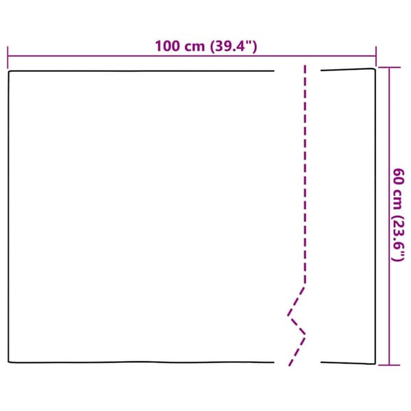 Självhäftande spegelfolie 60 x 100 cm 2 st Silver PET