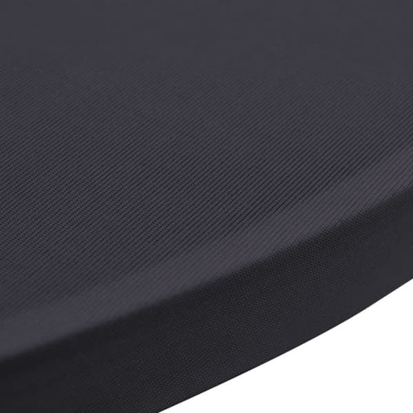 Elastiskt bordsöverdrag 2 st 60 cm antracit