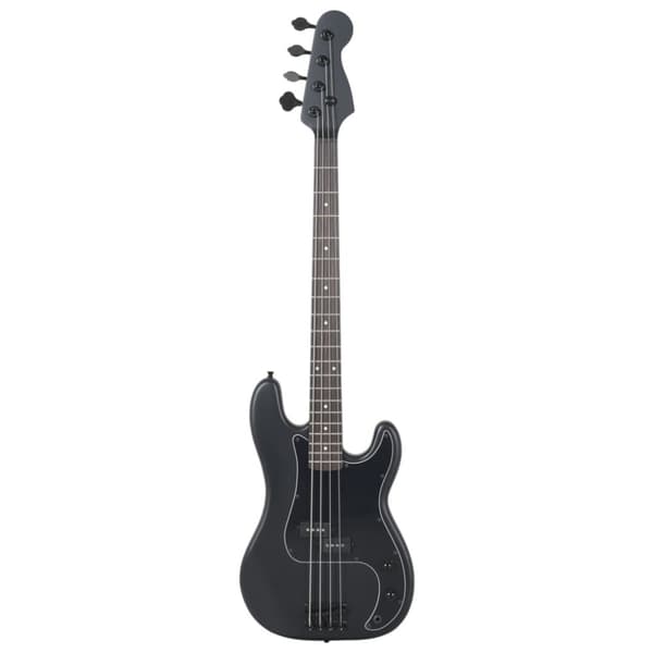 Elektrisk basgitarr för nybörjare med väska svart 4/4 46"