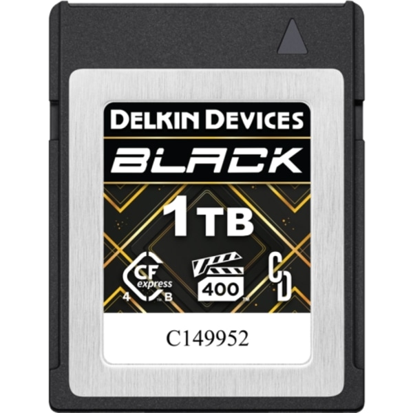 Delkin CFexpress 4.0 BLACK | Type B | R3630/W3130 (VPG400) 1TB