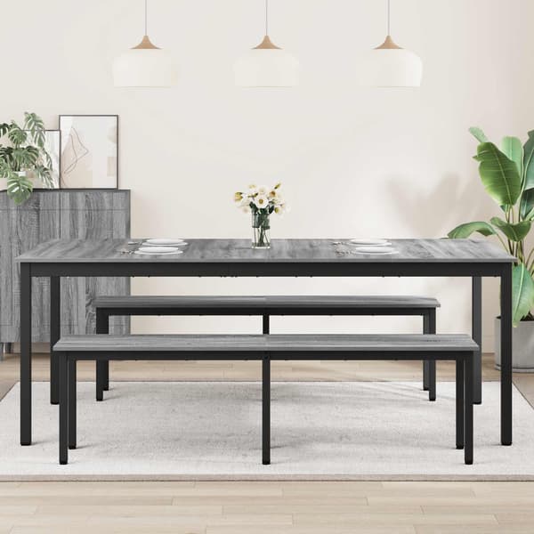 Matbord 200 x 100 x 75 cm Konstruerat trä Rektangulär