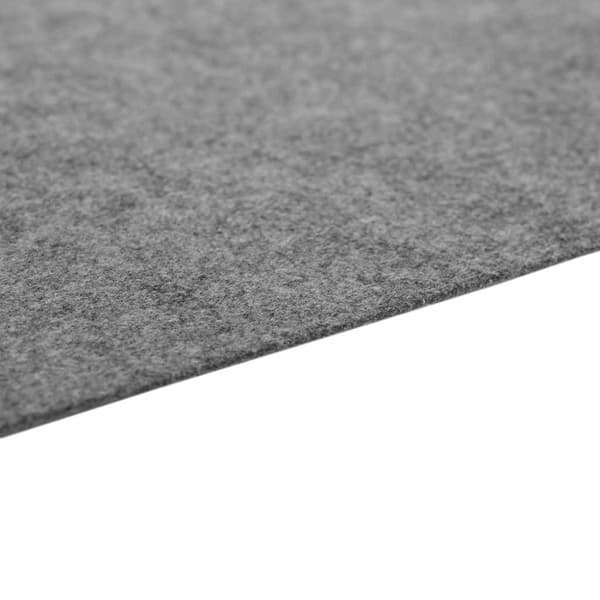 Bottenmatta ljusgrå 999x500 cm polyester geotextil
