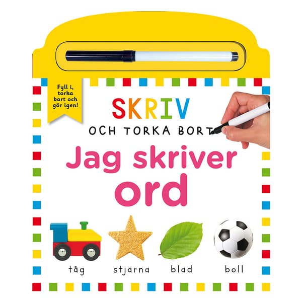 Jag skriver ord (bok, board book)