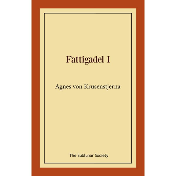 Fattigadel 1 (häftad)