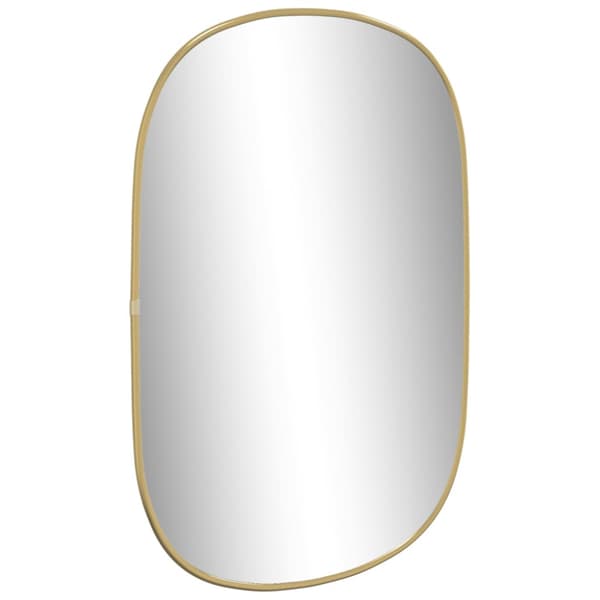 Väggspegel guld 60x40 cm