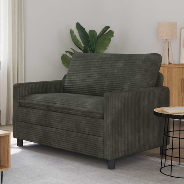 Soffa Antracit 126 x 81 x 87,5 cm Polyester