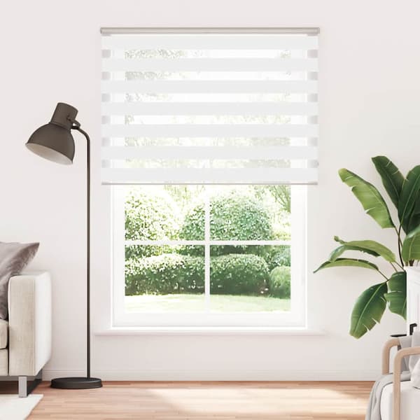 Rullgardin zebra vit 165x230 cm tyg bredd 160,9 cm polyester