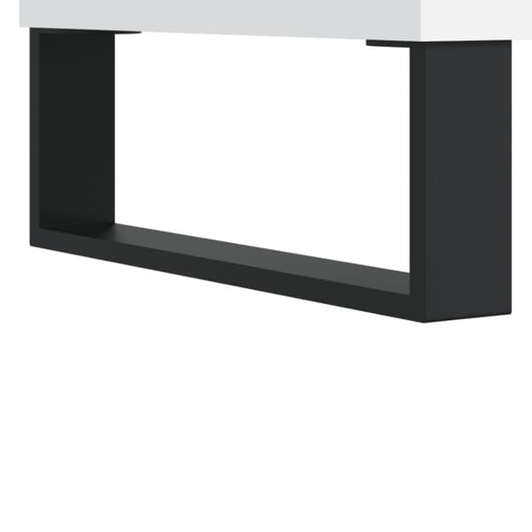 Skänk vit 90x34x80 cm konstruerat trä