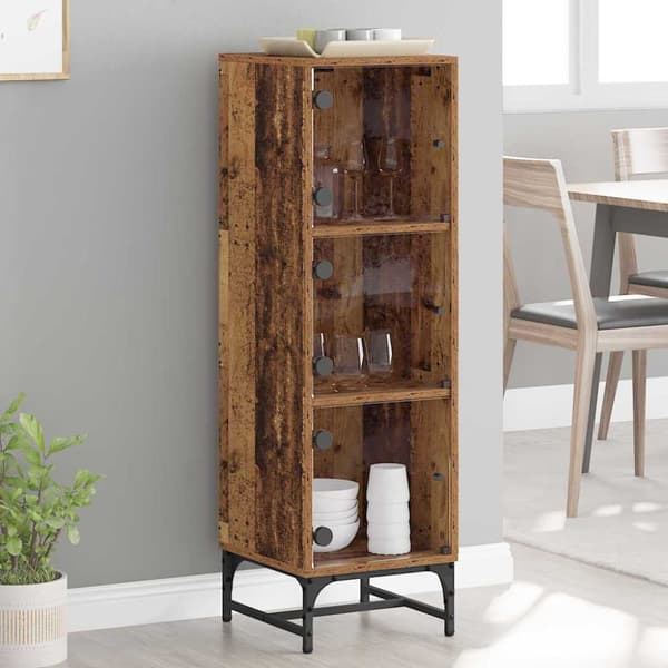 Sideboard Gammalt trä 35 x 37 x 117 cm