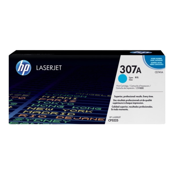 HP 307A - cyan - original - LaserJet - tonerkassett (CE741A)
