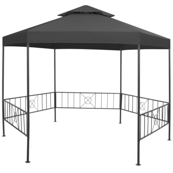 Paviljong 323x275x265 cm antracit