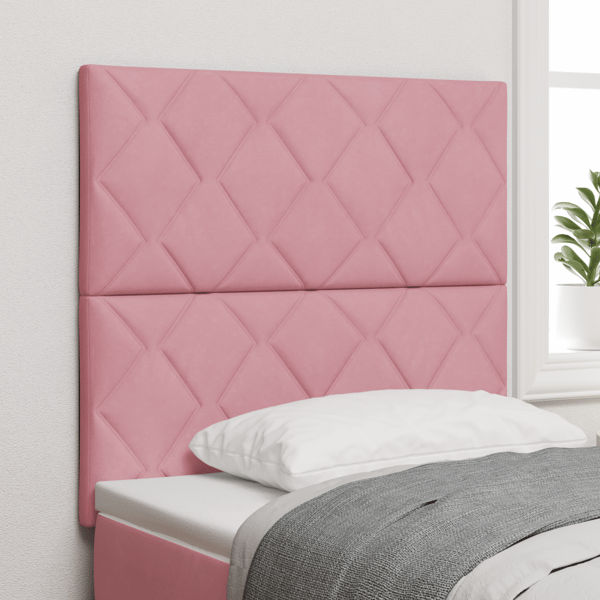 LED huvuddyna Rosa 100 cm Sammet