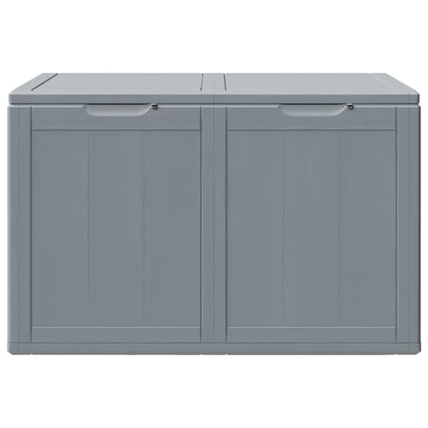 Dynbox 180 liter grå PP-träliknande