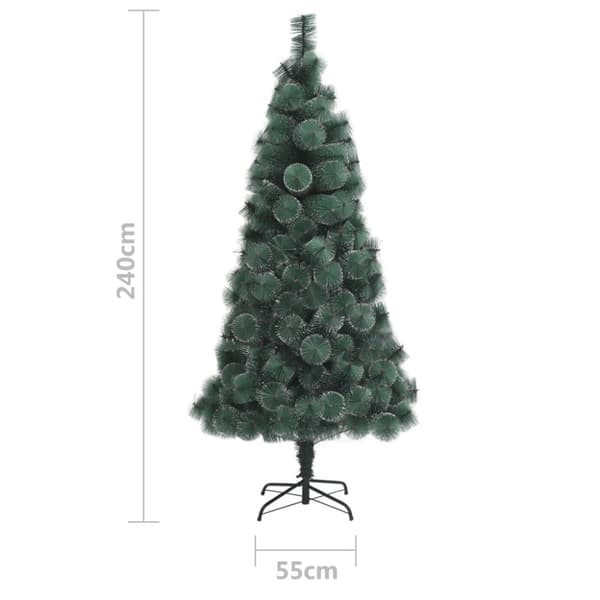 Plastgran med stativ grön 240 cm PET
