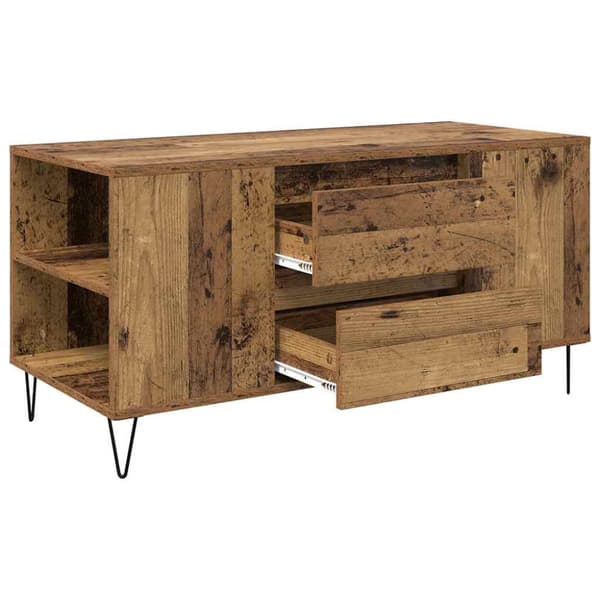 Kaffeebord Gammalt trä 102 x 44,5 x 50 cm Konstruerat trä