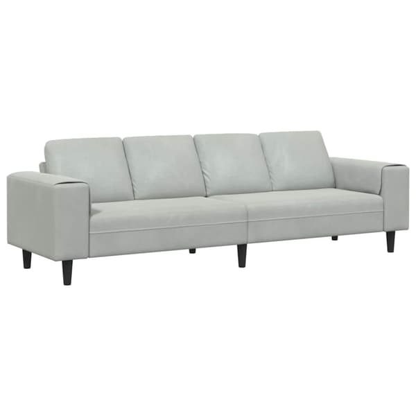 Vardagsrumsoffa Ljusgrå 250 x 77 x 76 cm