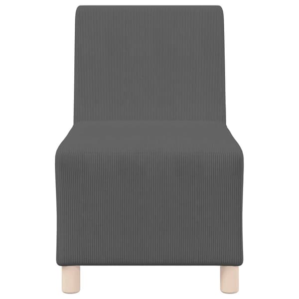 | Modulsofa utan armstöd | Mörkgrå 55 x 74 x 82 cm Kordread tyg
