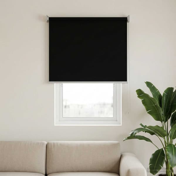 Rullgardin UV-skydd Svart 60 x 140 cm Polyester