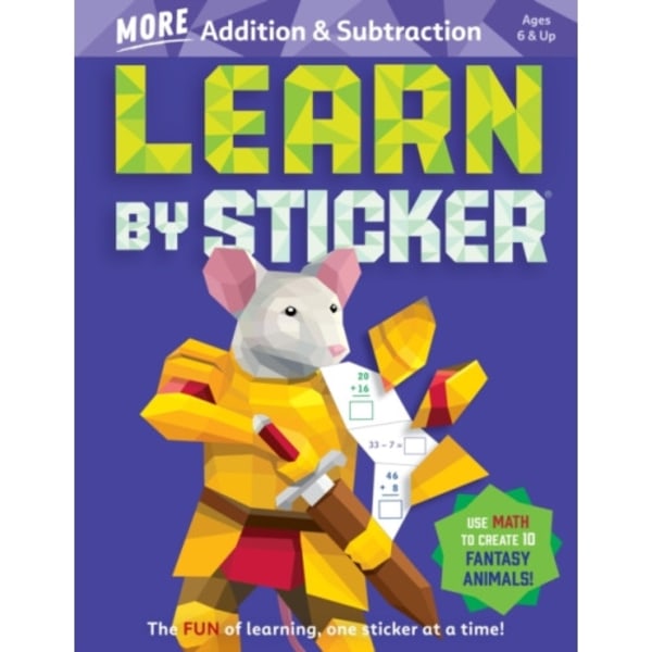 Learn by Sticker: More Addition & Subtraction (häftad, eng)