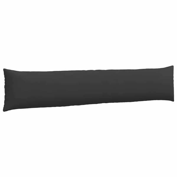 Sofakuddar 2 pcs Svart 200 x 40 cm tyg