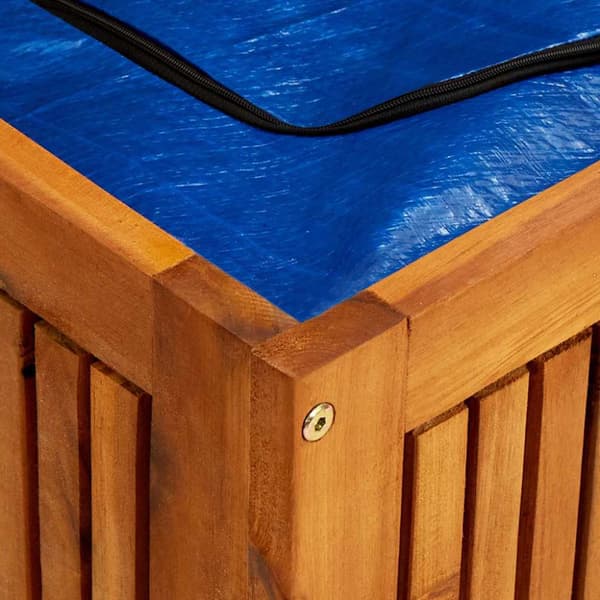 Dynbox 150x80x75 cm massivt akaciaträ