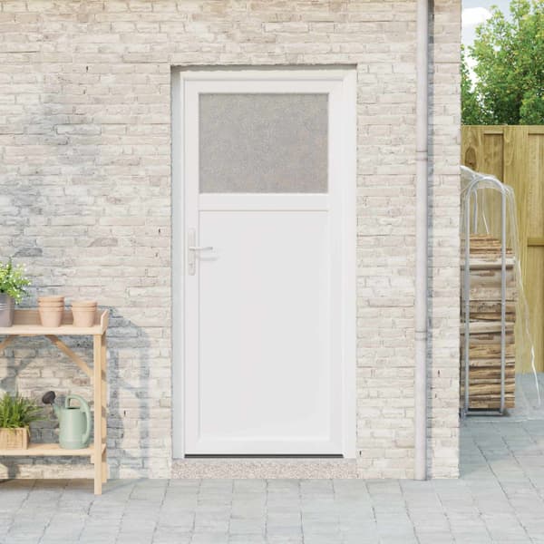 Sidentré Dörr Vit 88 x 198 cm PVC