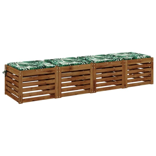 4-delade Sittdynor SOEST 4 st 100% Polyester Bladmönster