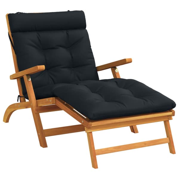 Solstol Kudde VIANEN 100% Polyester Mörkblå 200 x 70 x 8 cm