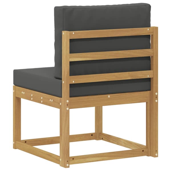Utomhussoffset Vit och antracit 59 x 63 x 73 cm