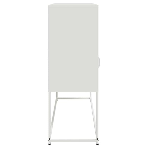Skänk vit 100,5x39x107 cm stål
