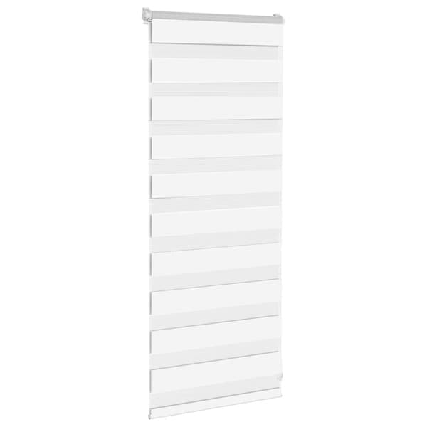 Rullgardin zebra vit 65x100 cm tyg bredd 60,9 cm polyester