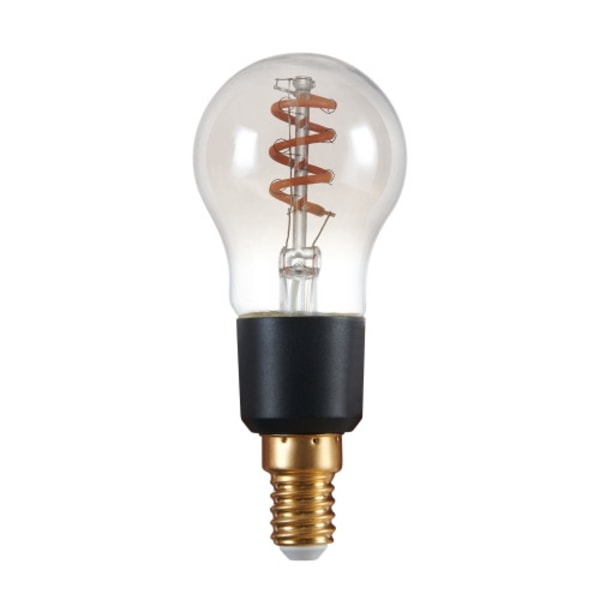 EGLO E14 P45 Spiral Smart Bulb – Smoke Glass, Warm White, Zigbee & Bluetooth