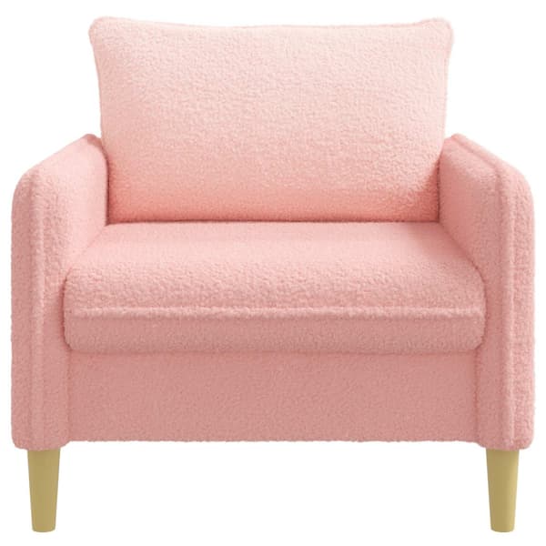 XL Fåtölj Rosa Bouclé