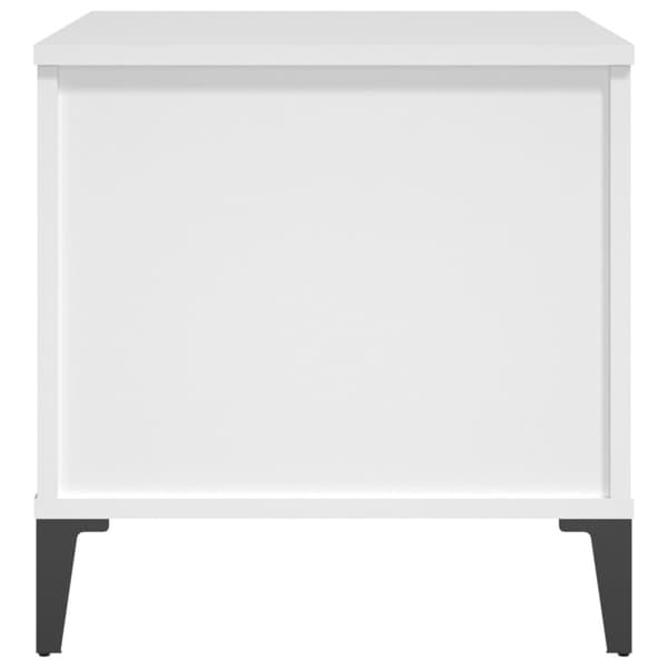 Soffbord vit 60x44,5x45 cm konstruerat trä