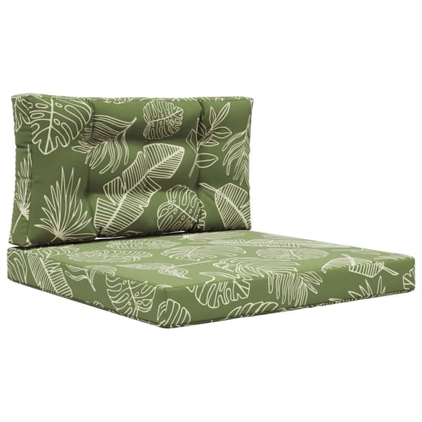 Utomhus Soffa Kudde 2 pcs Bladdesign Polyester