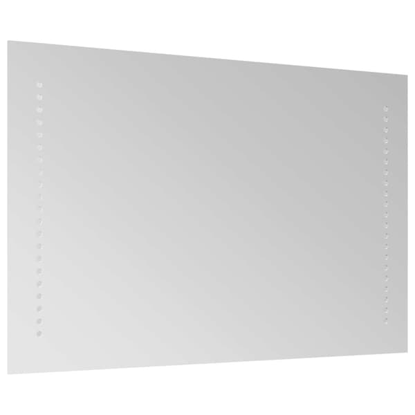 LED Badrumsspegel Transparent 70 x 40 cm härdat glas
