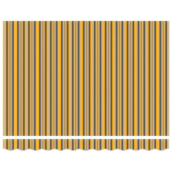 Manuell utdragbar markis med LED-lampor 3 x 2 m