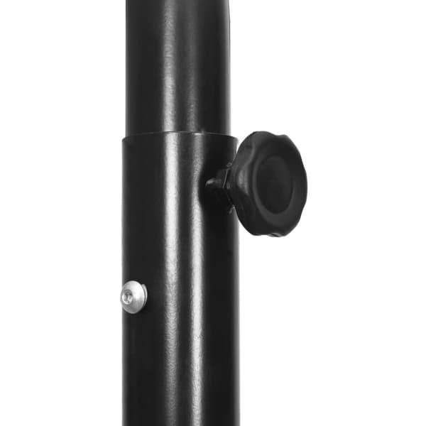 Basketkorg med stativ vit 237-307 cm polyeten
