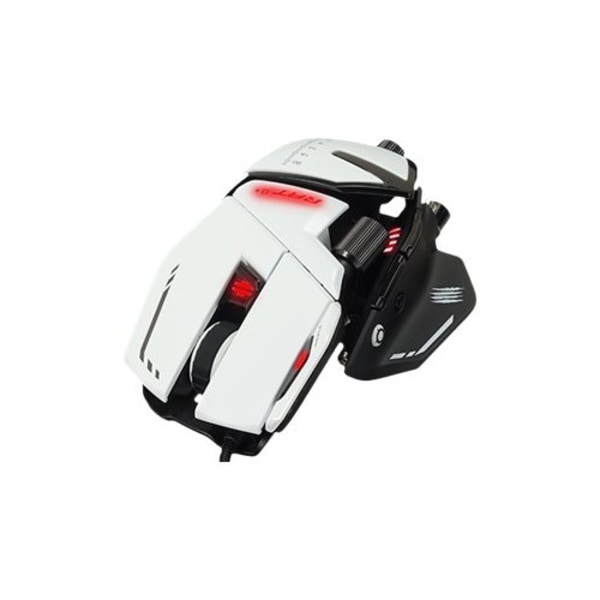 Mad Catz R.A.T.8+ - mus - USB - vit Vit