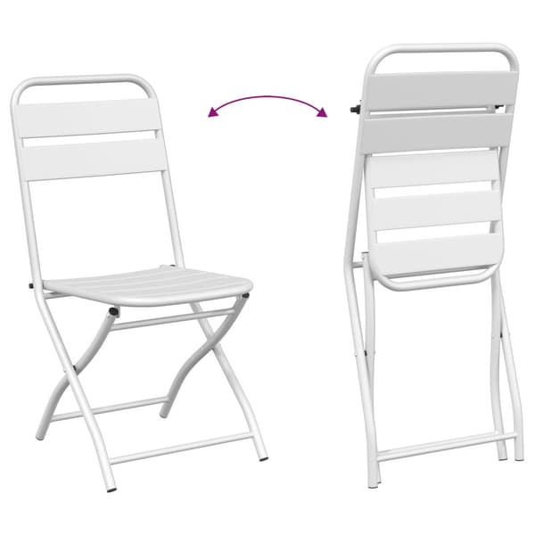 Bistroset 3 pcs Vit Stål