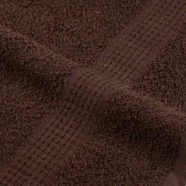 Handdukar FROGN 10 st brun 50x100 cm 360 gsm