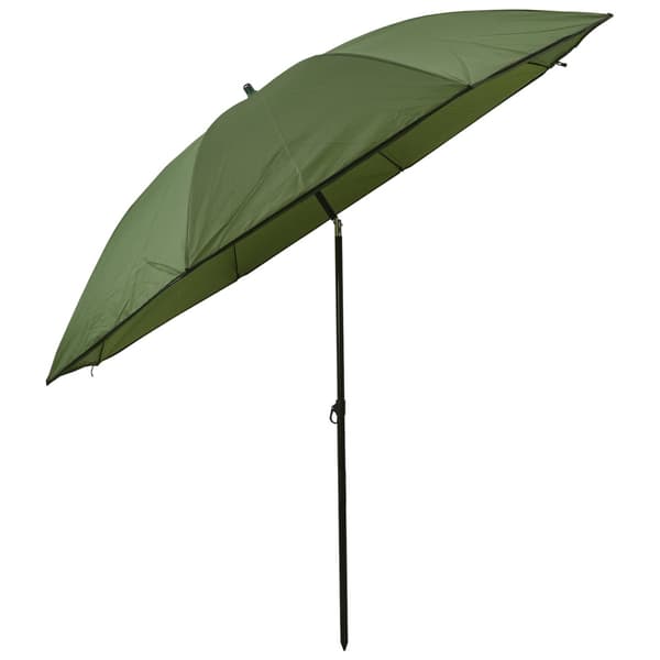 Fiskestångsparaply 218 x 185 cm Oxford Polyester Gul armé