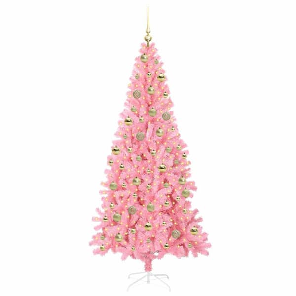 Julgran Rosa 210 cm PVC