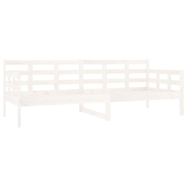Dagbädd vit 80x200 cm massiv furu