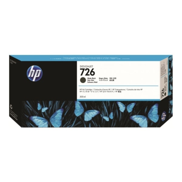 HP 726 - mattsvart - original - DesignJet - bläckpatron