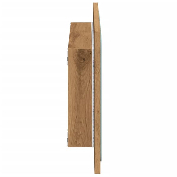 Badrumsspegel med LED artisan ek 60x8,5x38 cm