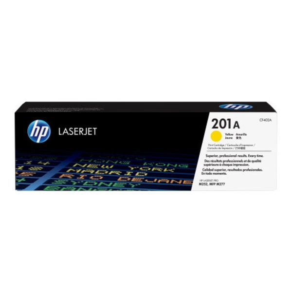 HP 201A - gul - original - LaserJet - tonerkassett (CF402A)
