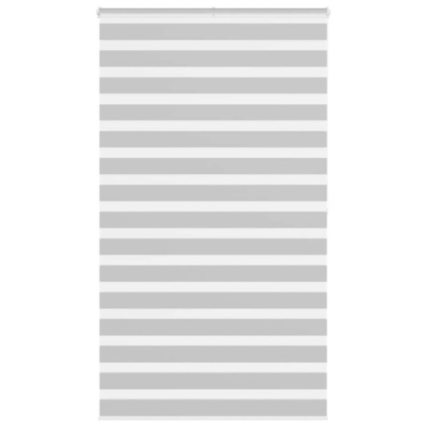 Rullgardin zebra ljusgrå 120x200 cm tyg bredd 115,9cm polyester