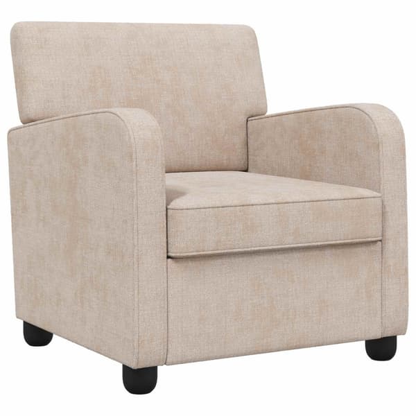 Fåtölj Beige Chenille